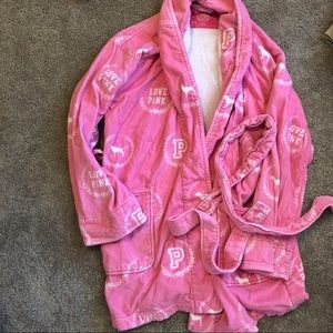Pink bathrobe Victoria’s Secret Pink